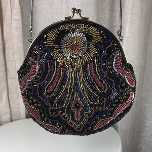Mervyn Art Deco Style Beaded Evening Bag